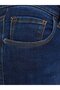 Women's Dark Blue High Waist Ankle Length Slim Leg Skinny Lycra Jeans - 3