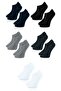 10 Pack Men's Mixed Color Bamboo High Quality Seamless Soft Breathable Sneakers Socks