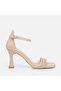 Natural Women's Heeled Sandals