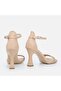 Natural Women's Heeled Sandals - 3