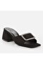 Black Women's Slippers - 2