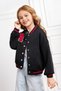 Black Letter A Child-Mother College Jacket 5 - 6 - 7 - 8 - 9 - 10 - 11 - 12 - 13 - 14 - 15 - 16 - AGES - 4
