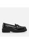 Black Genuine Leather Women's Loafer