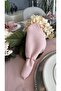 Royal Linen Textured Powder Pink Runner (Napkin Not Included) - 8