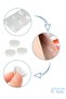 6-Piece Toe and Heel Protector Silicone Pad - Shoe Anti-Knock