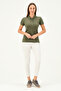 Women's Regular Fit Polo Neck T-shirt - 2