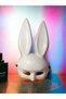 Halloween White Color Adult Luxury Rabbit Mask Halloween Mask Halloween Mask - 3