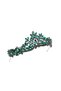 Women's Henna Wedding Crown Crystal Stone Bridal Crown Princess Crown Bachelorette Party Crown Green - 7