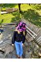 Women's Colorful Text Patterned Plush Bucket Hat - 7
