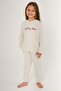 U.S POLO US1639-4 GIRL'S LONG SLEEVE SET - 2