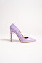 Giga Lilac Patent Leather Stoned High Heel Stiletto Evening Dress Shoes - 5