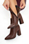 Women's Genuine Leather Classic Boots 33 001 Bn Boots Sk22/23 - 6