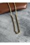 65cm Gold Color Link Chain Men Steel Necklace - 5