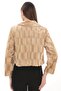 Etol Fur Bolero with Cream Brooch - 2