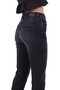 Striped Jewelled and High Waisted Legs Seamless Mom Jean Women's Jeans Anthracite Denim - 5