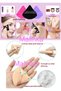 1Pcs Triangle Cotton Washable Velvet Puff Face Contour Makeup Cloth Sponge Cosmetic Foundation - 7