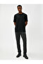 Basic Pleated Trousers with Button Detail and Pockets