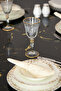12 Piece Water Glass Goblet Set Luxury Laser Gold Gilded Tableware Dowry Gift - 3