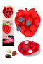 2 Pieces| 18-Piece Plastic Practical Diamond Ice Mold with Lid and 10-Compartment Silicone Strawberry Ice-Chocolate Mold - 2