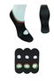 Women's 3 Pairs of Yogo Plates Socks with Special Printed Non-Slip Silicone Printed Bottoms
