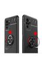 غلاف هاتف Xiaomi Redmi Note 10 مصنوع من السيليكون TPU مع حلقة وحامل سيارة مغناطيسي - 6