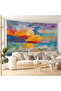 Wall Cloth Quality Canvas Wall Carpet with Sky Oil Painting Look-4002 - 8