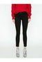 Granikos Black High Waist Slim Skinny Skinny Leg Colorfast Jeans Trousers - 3