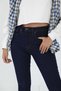 Sydney Navy Blue Skinny Denim Pants Jeans High Waist Slim-fitting - 4