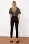 Black Super Skinny Jeans with Color-Free Recovery Denim Trousers (SKYBLACK) - 4