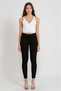 Micsser Black High Waist Slim Skinny Skinny Leg Colorfast Jeans Trousers - 3
