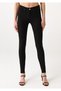 Azzurro Black High Waist Slim Skinny Skinny Leg Colorfast Jeans Trousers - 3