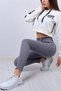 Livik Lars Women's Gray Non-Fading High Waist Lycra Comfortable Trousers - Slim Fit - 3