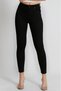 Micsser Black High Waist Slim Skinny Skinny Leg Colorfast Jeans Trousers - 4