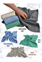 Microfiber 4 in 1 Kitchen Cloth, Glass Cloth, Vehicle Cloth and General Cleaning Cloth Set 40x60 cm - 2