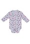 US Polo AsnnSnow Melange Long Sleeve Baby Girl Bodysuit - 2