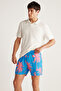 Thiago Men's Lined 3 Pocket Water Repellent Fabric Swim Shorts - 2