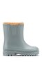 Unisex Children's Furry Green Rain Boots TOKIO BORREGUITO