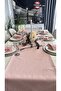 Royal Linen Textured Powder Pink Runner (Napkin Not Included) - 6