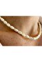 Certified Mother of Pearl Natural Stone Necklace - 2