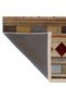 Beige Themed Multicolored Mixed Geometric Shape Patterned Modern Decorative Carpet 1946 - 4