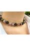 12 mm Certified Natural Tourmaline Necklace - 2