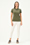 Women's Regular Fit Polo Neck T-shirt