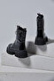 Kira Imported Stoned Patent Leather Boots - 6