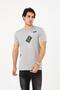 Crew Neck Front Piece Printed T-Shirt - 2