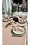 Royal Linen Textured Tablecloth Powder Pink - 8