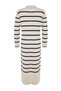 Indigo Polo Collar Striped Knitwear Dress TCTAW22EB0212 - 8