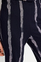 Navy %100 Cotton Striped Shirt-Pants Knit Pajama Set THMAW24PT00213 - 8