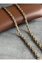 65cm Gold Color Link Chain Men Steel Necklace - 3