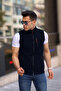 Vest Sleeveless 3 Pocket Men's Polar Daily Standard Comfortable Zip-up Polar Vest Men - 2