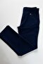 Trouser-Looking Women's Sweatpants Dark Navy Blue - 4